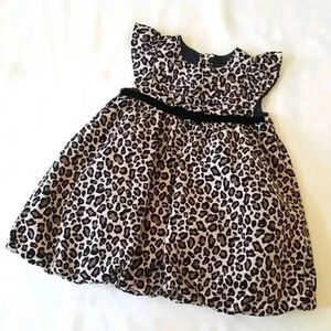 Crazy 8 Leopard Corduroy Bubble Dress